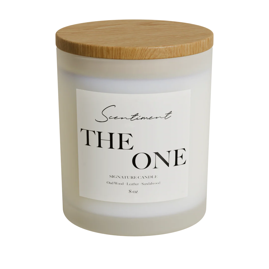 The One Frosted Candle