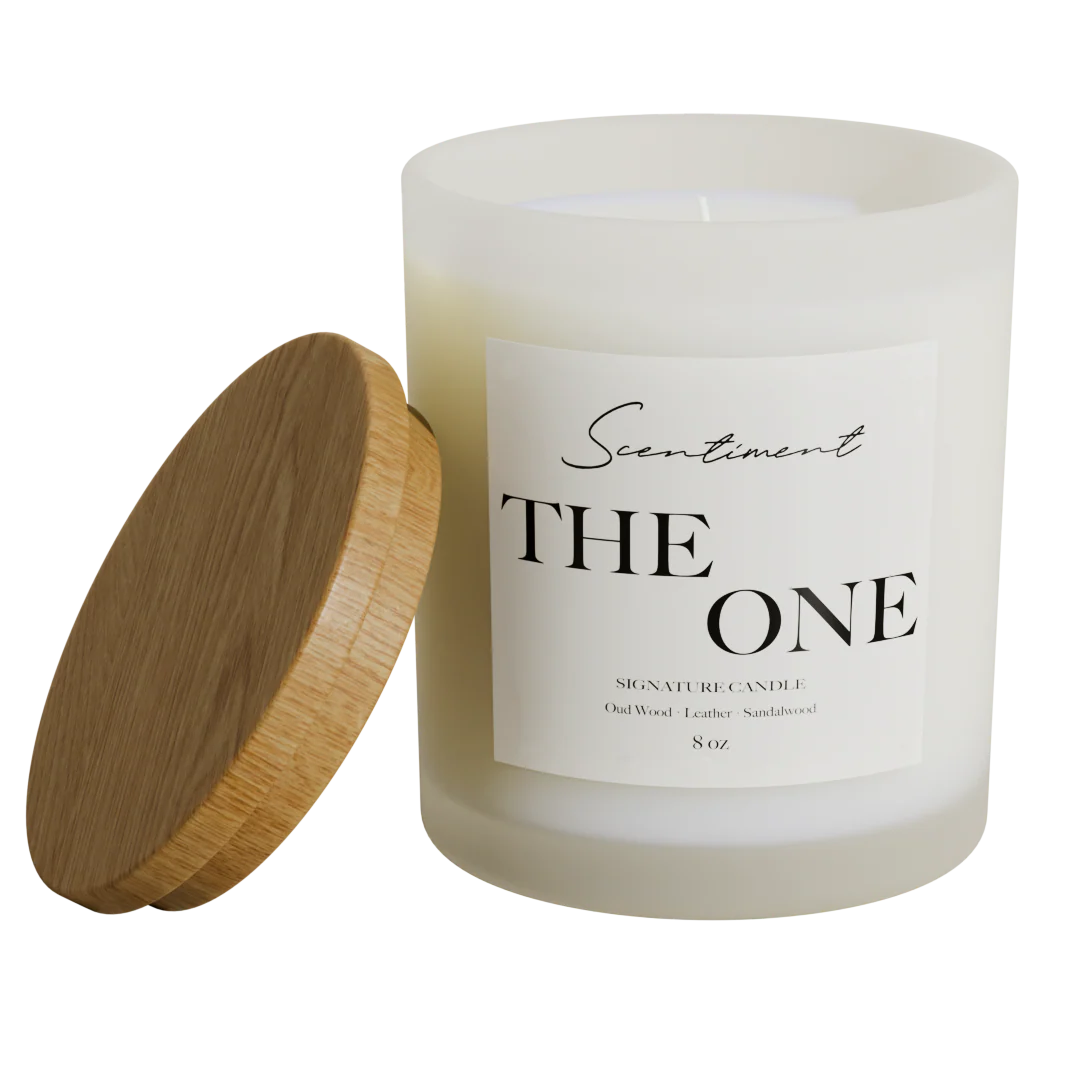 The One Frosted Candle