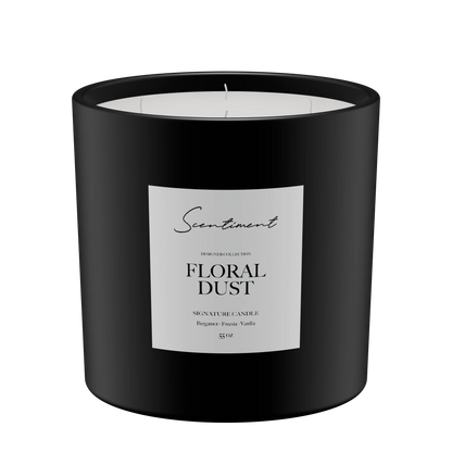 Floral Dust Candle