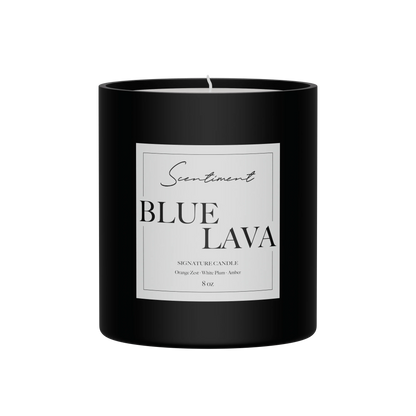 Blue Lava Candle