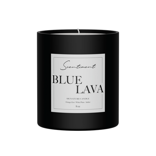 Blue Lava Candle