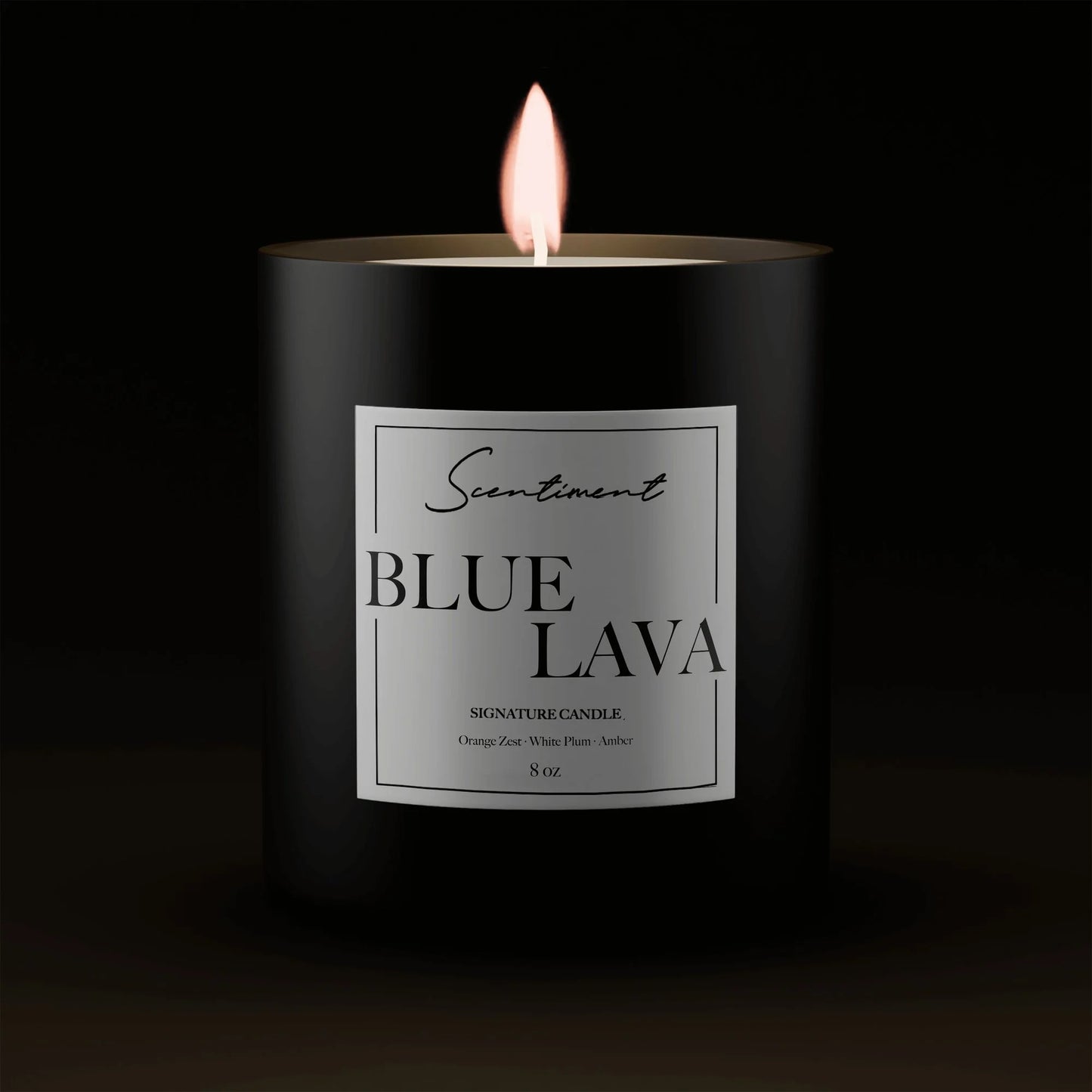 Blue Lava Candle