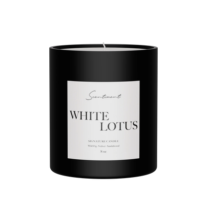 White Lotus Candle