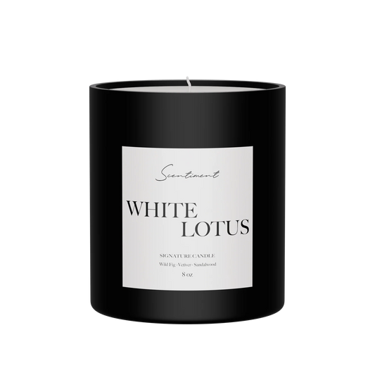 White Lotus Candle