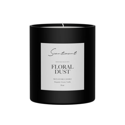 Floral Dust Candle